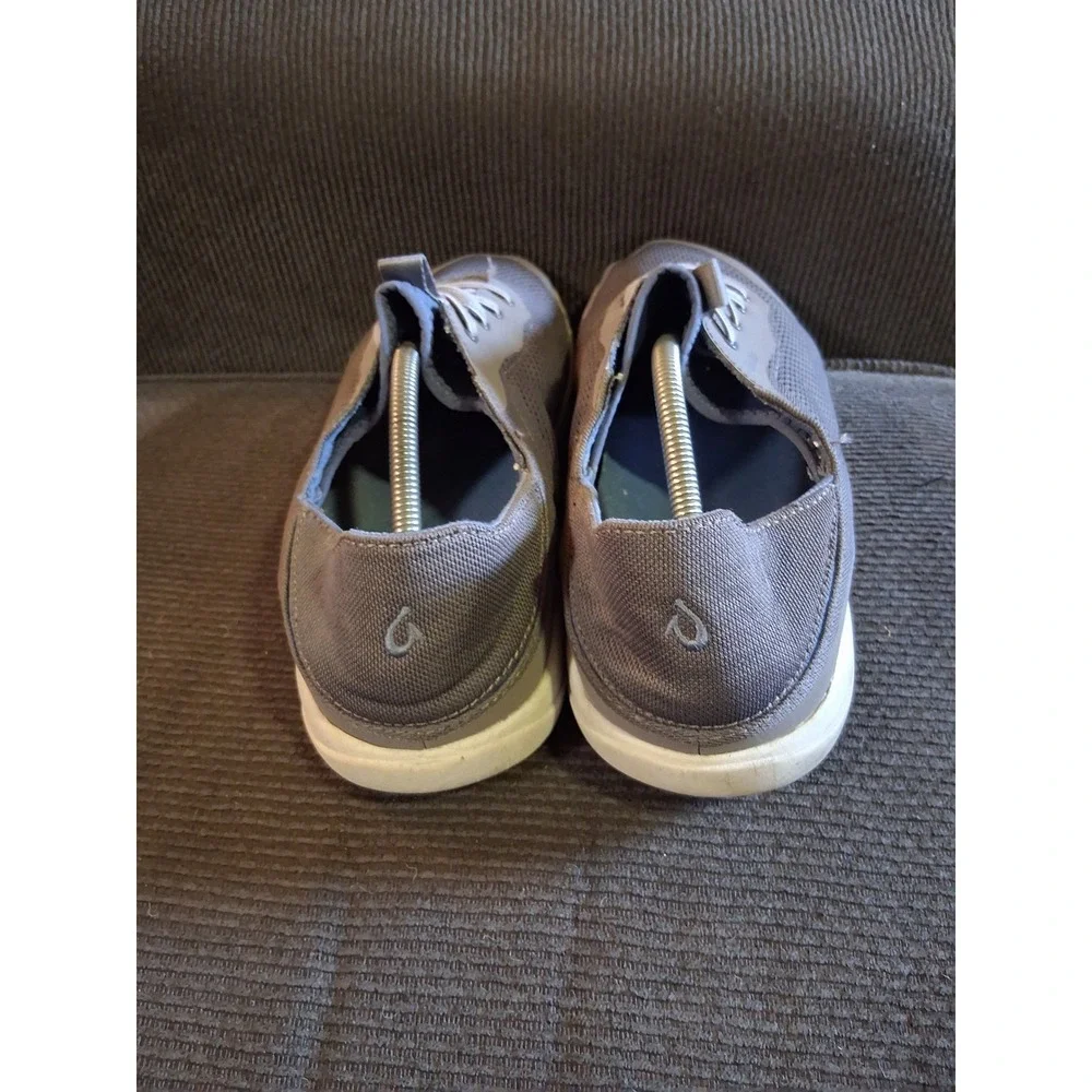 OluKai Moku Pae Mens 13 Pavement Navy Mesh Boat Shoes Sneakers 10472-PVVN